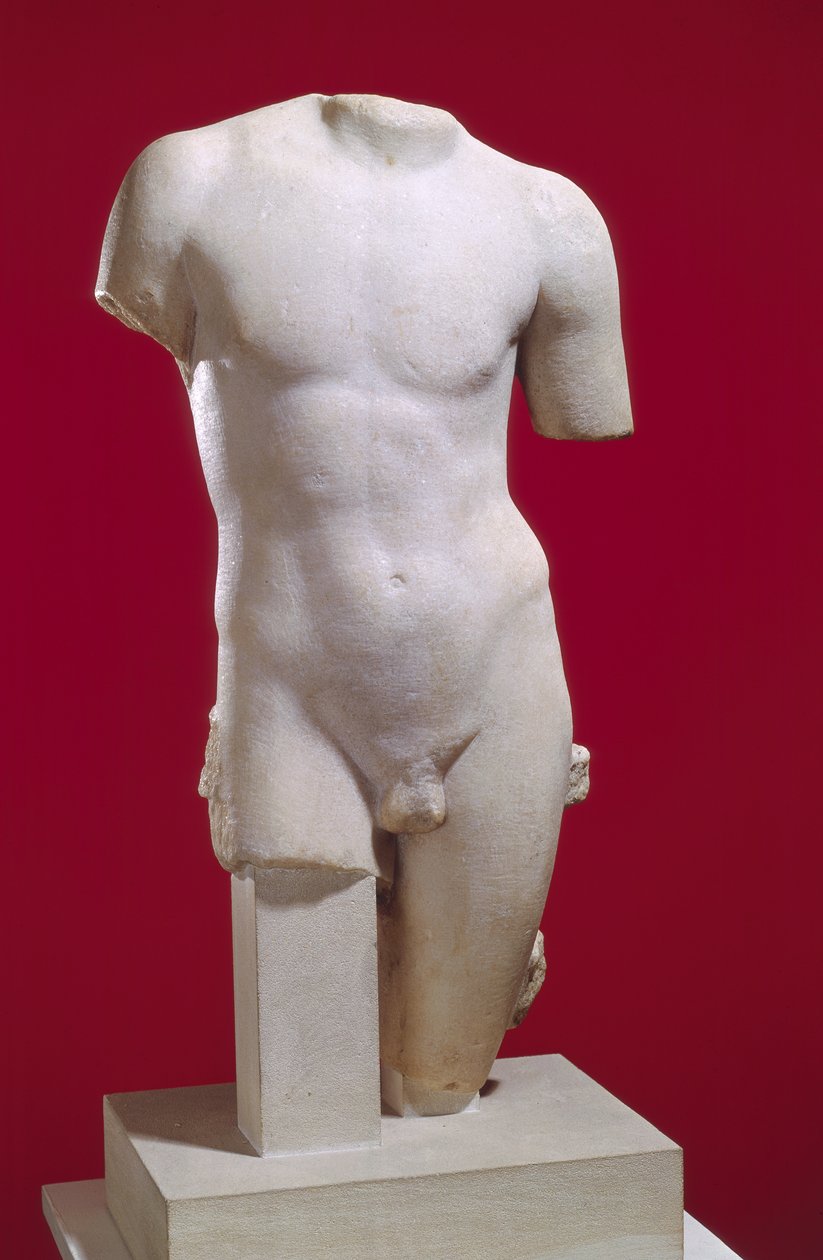 Torso af en ung mand, fra Glanum af Greek