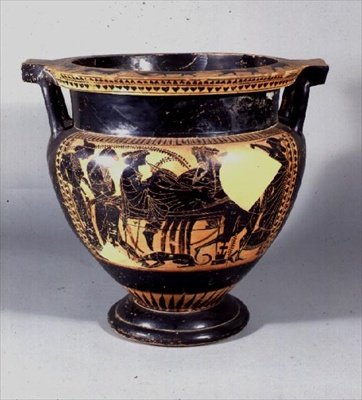 Søjle Krater, Attic, 530-520 BC (keramik) af Greek