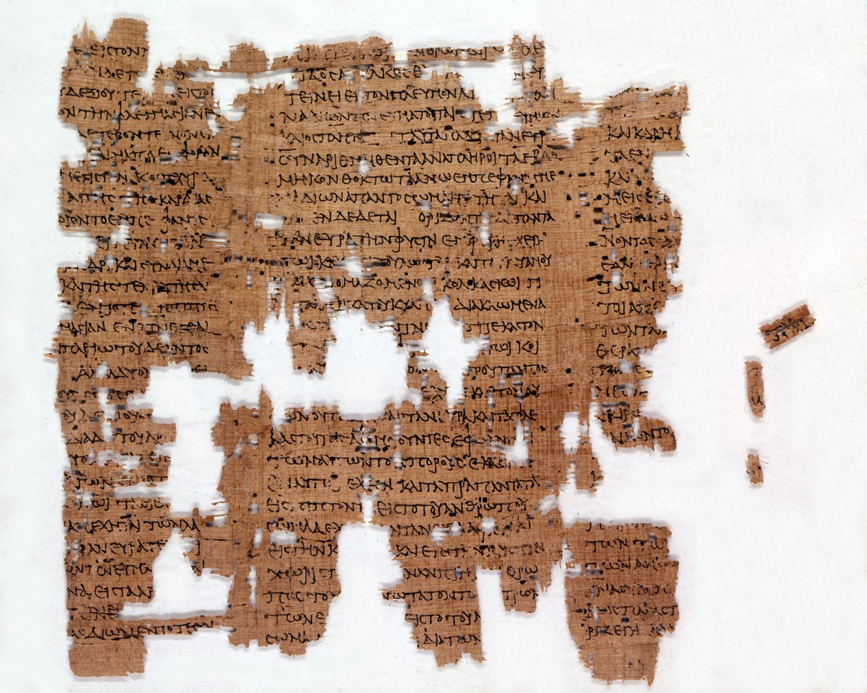 Græsk videnskabelig papyrus fra 200 e.Kr. af Greek