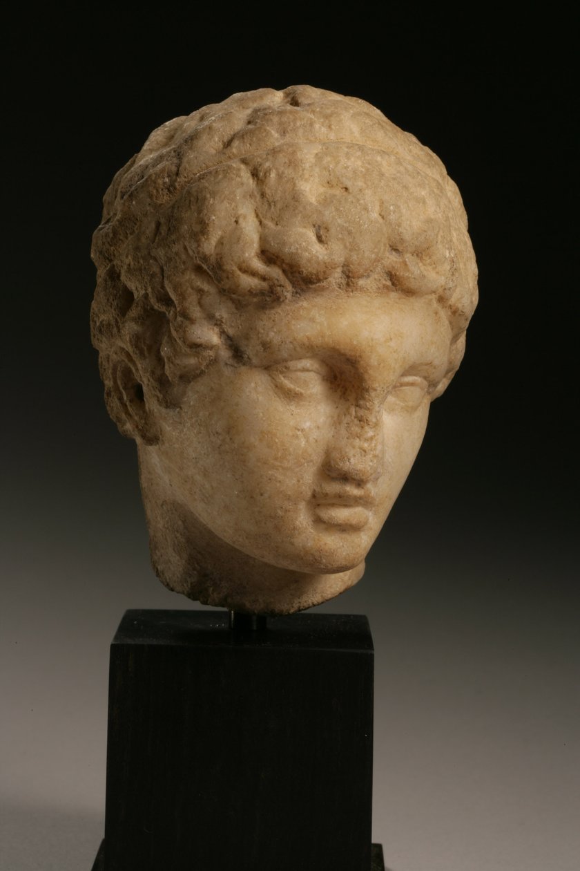 Hoved af en prins, hellenistisk periode, 4.-3. århundrede f.Kr. (marmor) af Greek