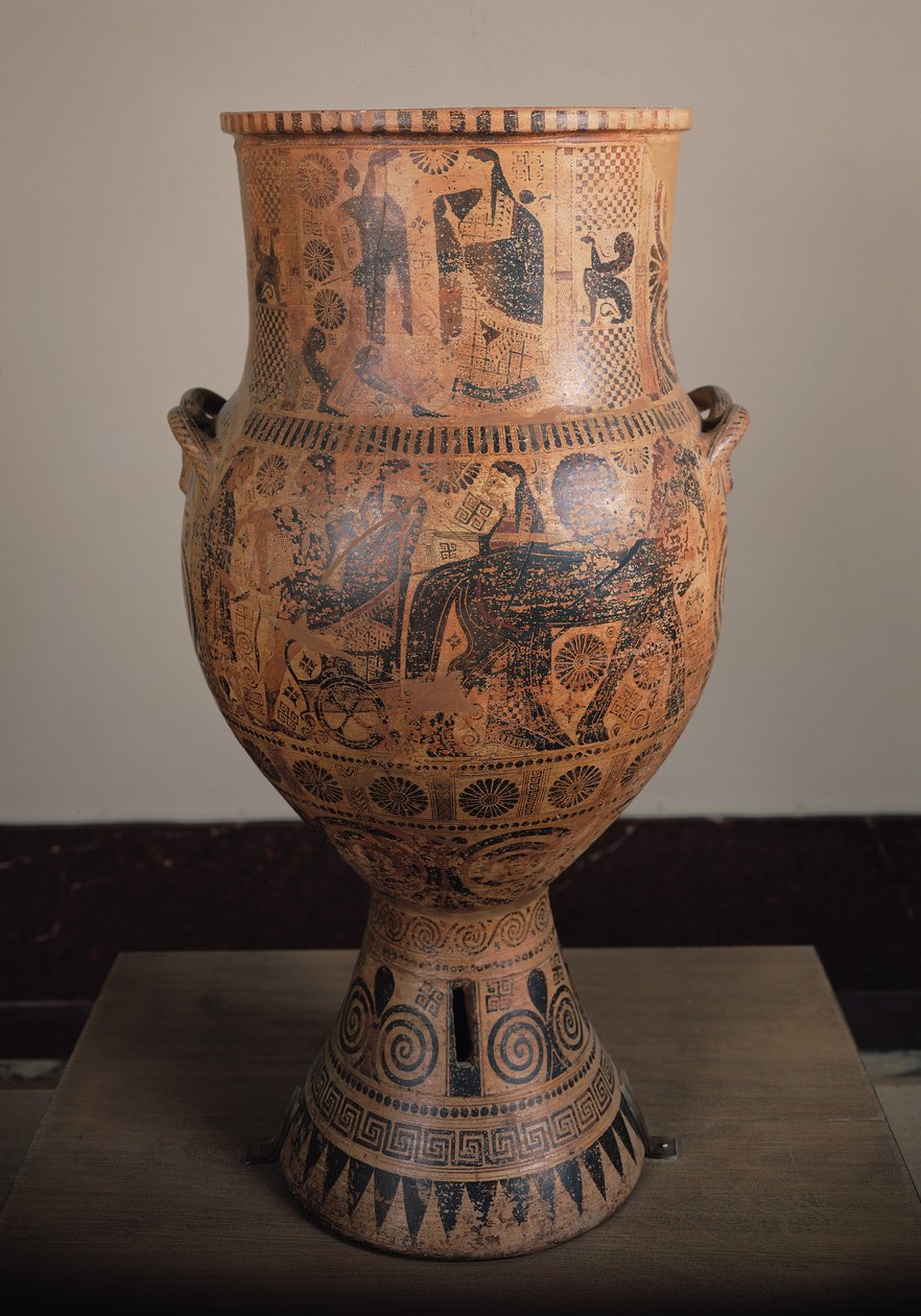 Krater, der skildrer Herkules