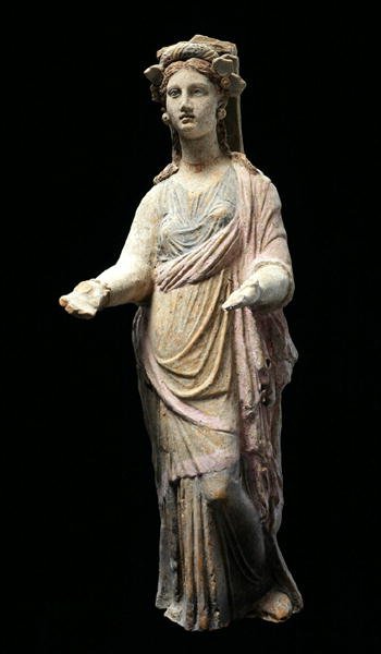 Canosan figur, 4.-3. århundrede f.Kr. (terracotta) af Greek Greek