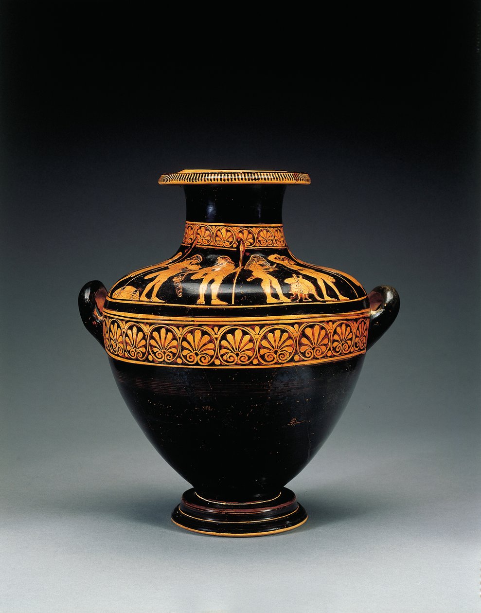 Attisk rødfiguret kalpis, ca. 470-460 f.Kr af Greek School
