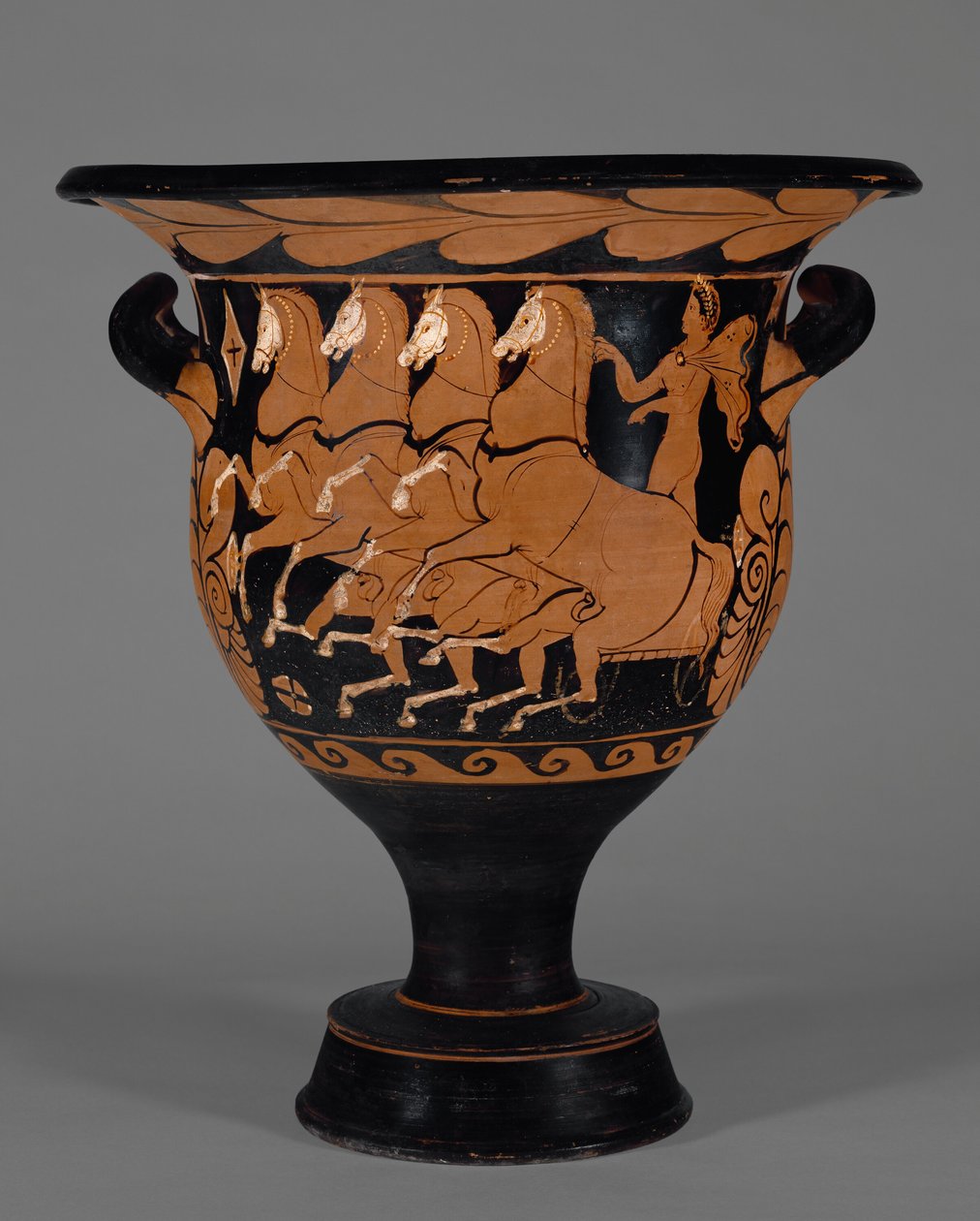 Campanian Bell Krater, ca. 320 f.Kr. (terracotta) af Greek School