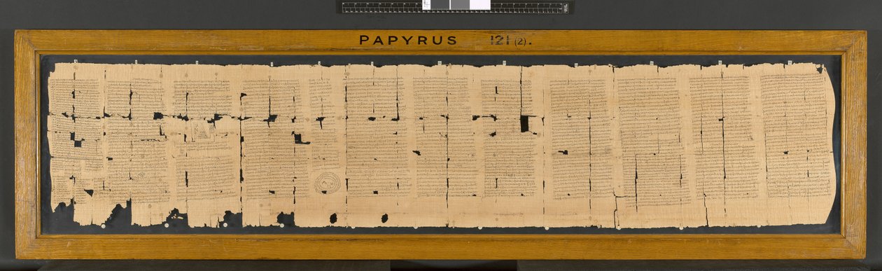 Ibis-formular fra Papyrus 121, 3. århundrede af Greek School