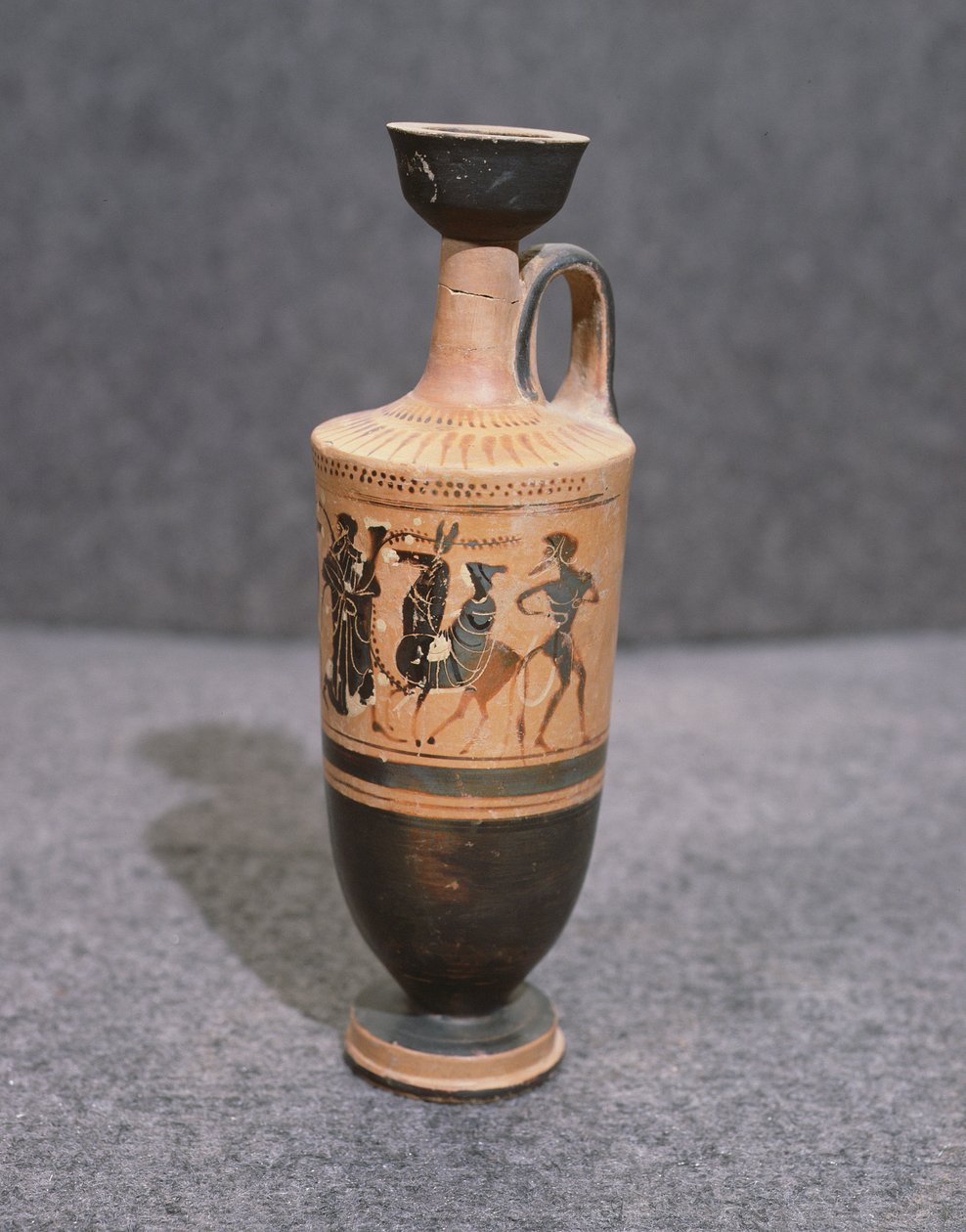 Lekythos, Vibo Valentia (Hipponion) (keramik) af Greek School
