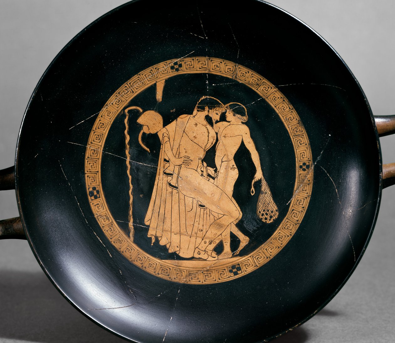 Kop med rød figur (keramik) af Greek School