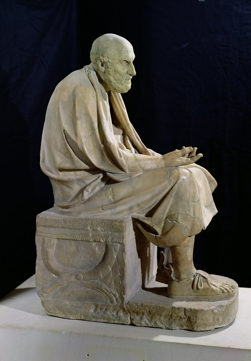 Statue af Chrysippus af Greek School