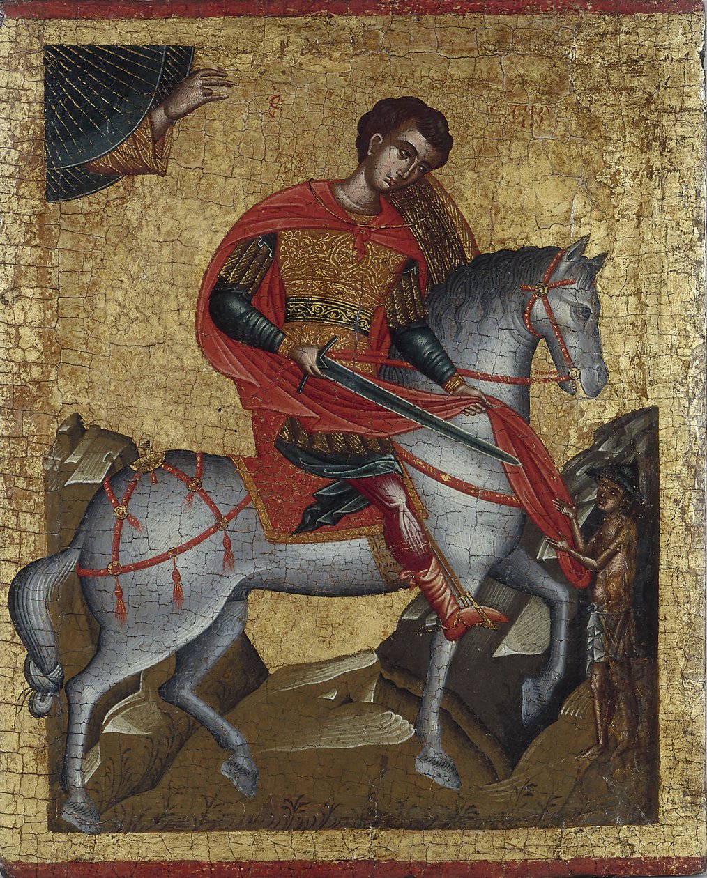 Sankt Martin, ca. 1500. af Greek icon.