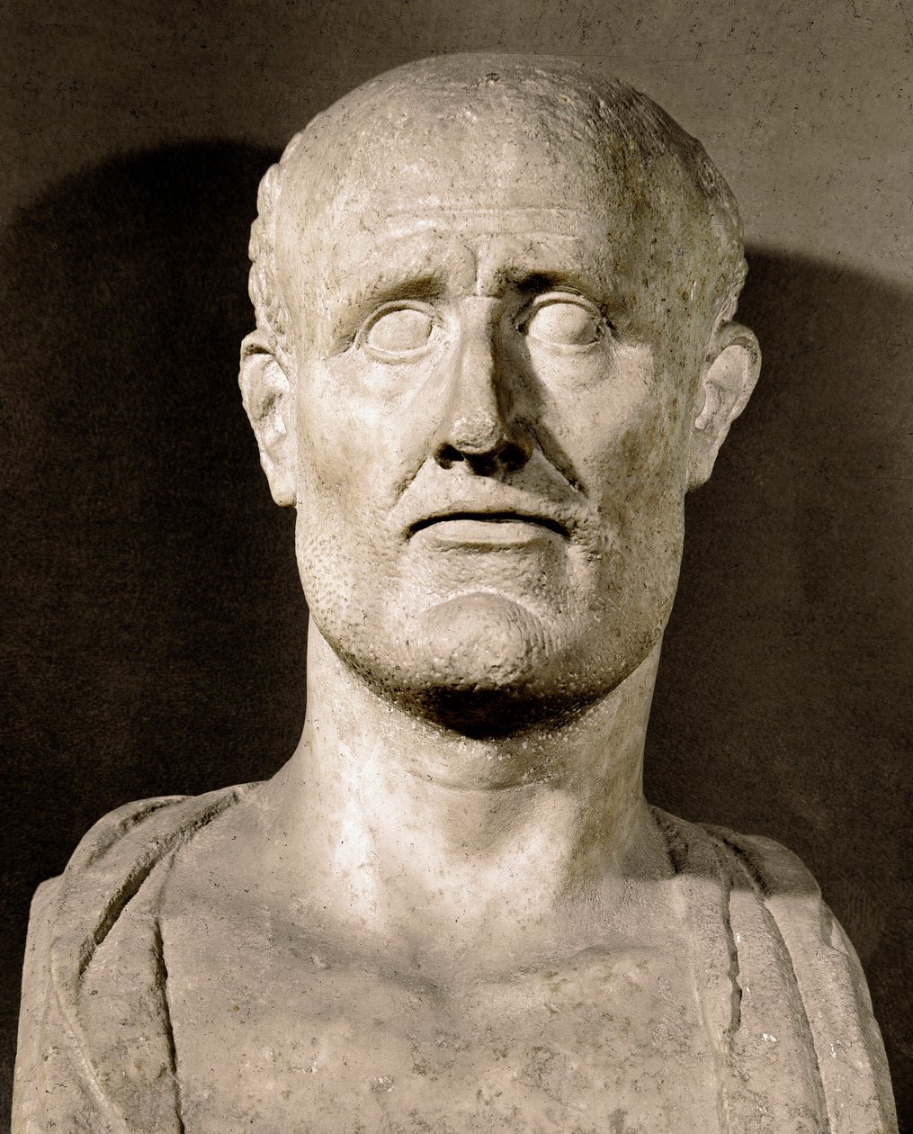 Buste af Alcibiade (450-404 f.Kr.) statsmand og athensk general Rom, musei capitolini af Greek or Roman