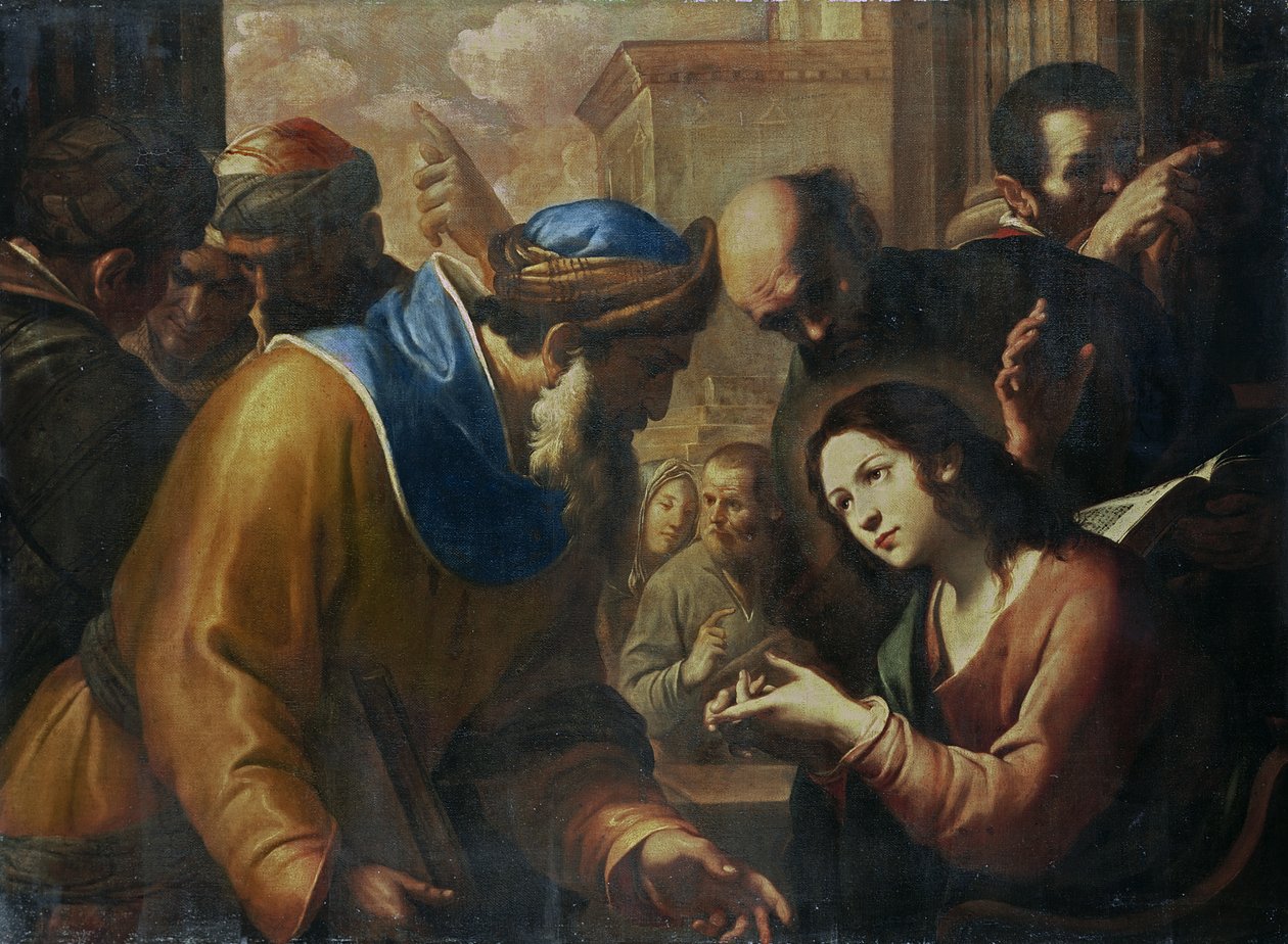 Kristus disputerer med lægerne, ca. 1660