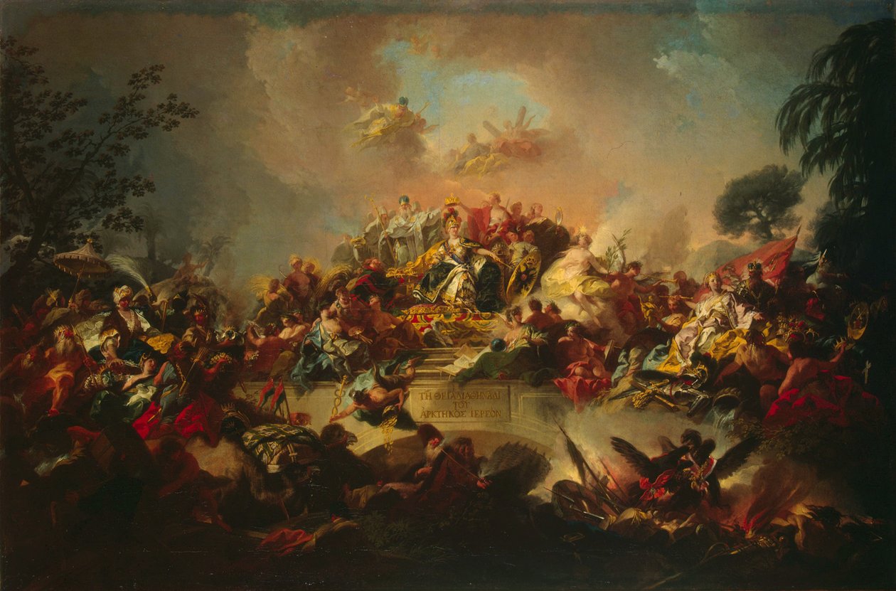 Apotheosis of the Reign of Catherine II, 1767. af Gregorio Guglielmi
