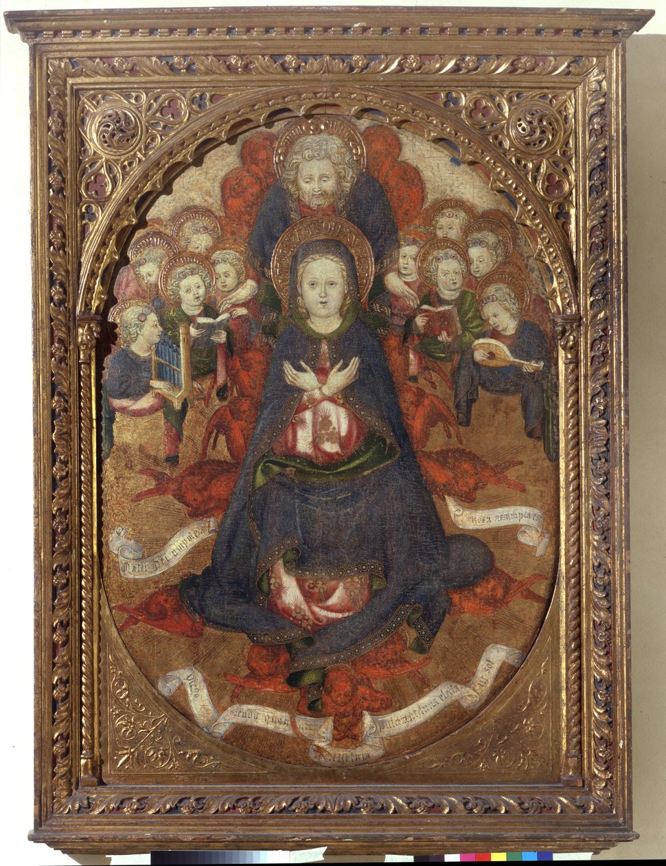 Jomfruens himmelfart, ca. 1450 (tempera ombord) af Gregorio Zavattari