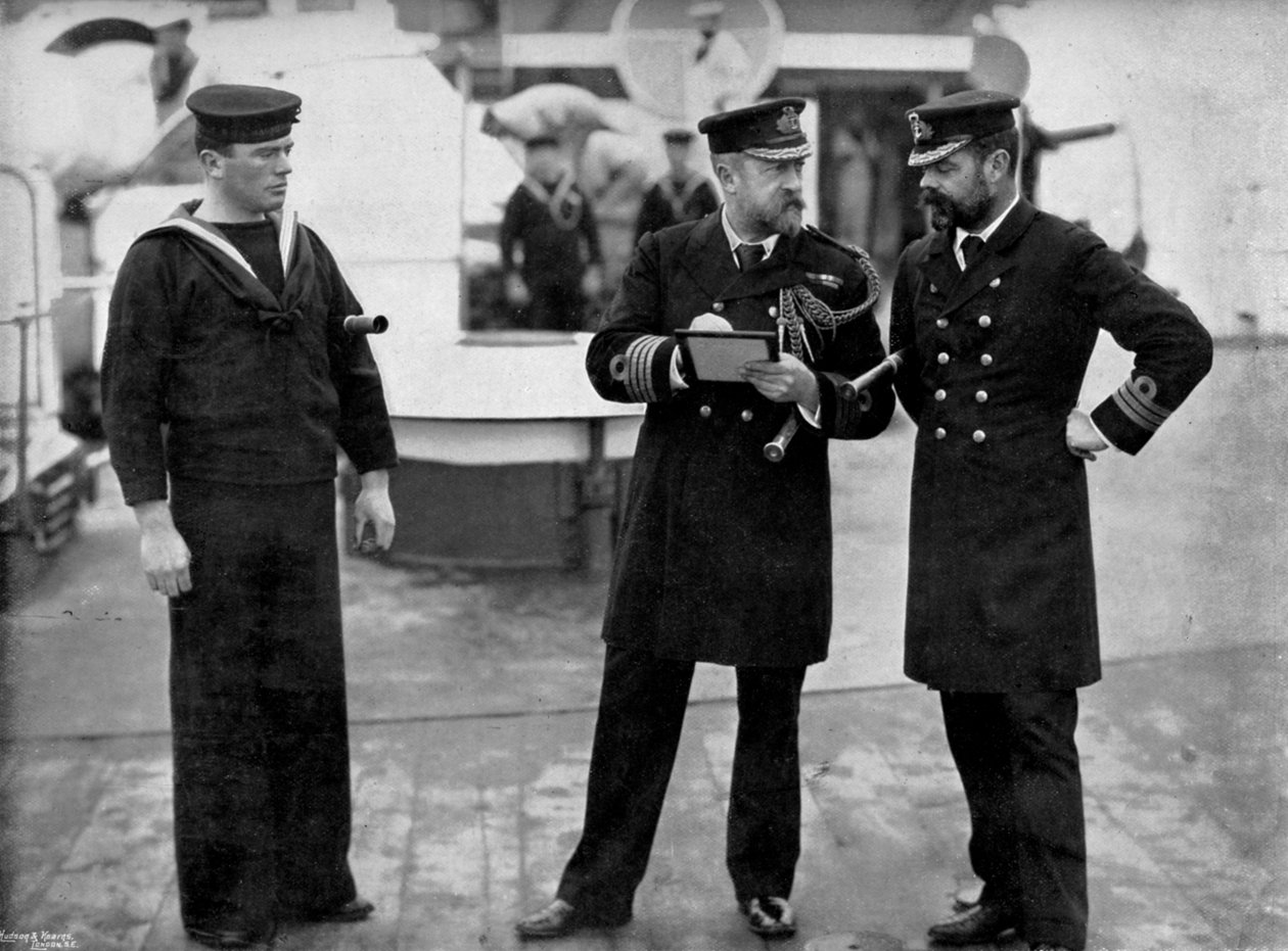En besked til kaptajnen på slagskibet HMS Magnificent, 1896 af Gregory and Co