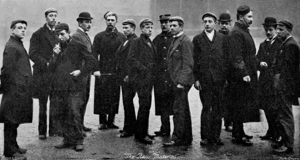 Hærens rå rekrutter, 1895 af Gregory and Co