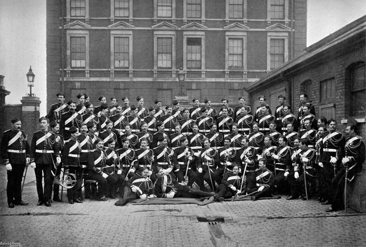 Underofficerer fra 1. Livgarde ved Knightsbridge Barracks, London, 1896. af Gregory and Co