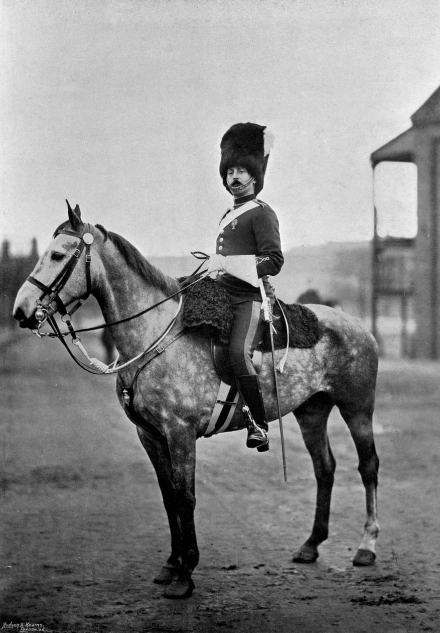 Sergentmajor G Duncan, regimentssergent-major for de skotske grå, 1896 af Gregory and Co