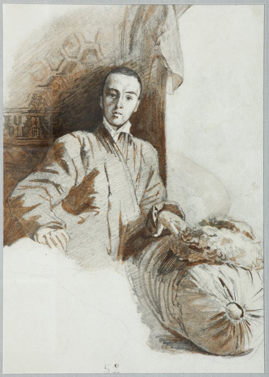 Portræt af grev Alexander Illarionovich Vasilchikov 1818-1881, 1841 af Grigori Grigorevich Gagarin