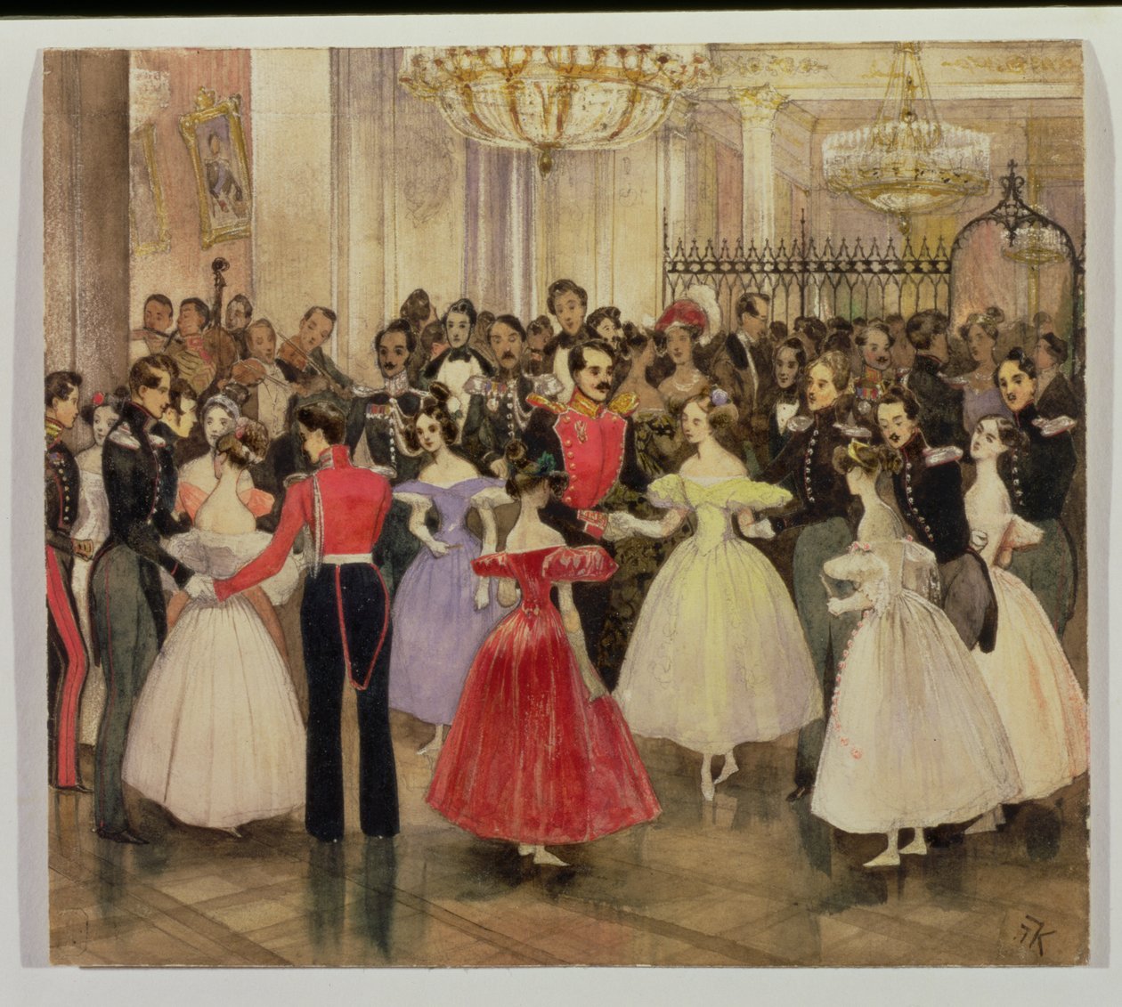 Prinsesse Baryatinskayas bal af Grigori Grigorevich Gagarin