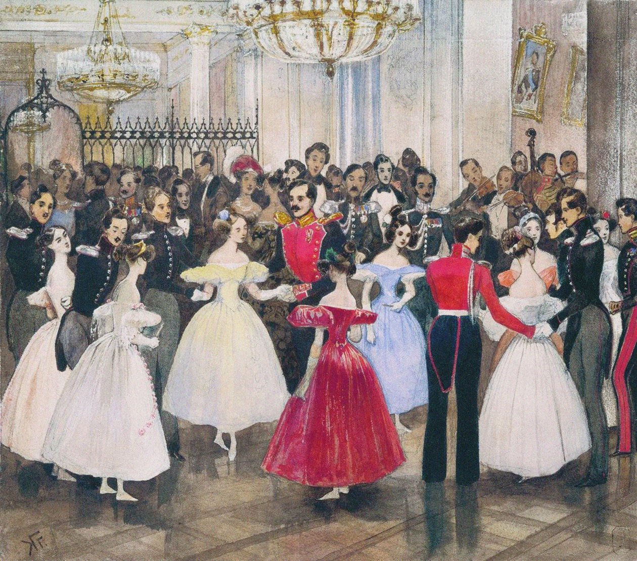 Balet i prinsesse Maria Baryatinskayas hus, 1830