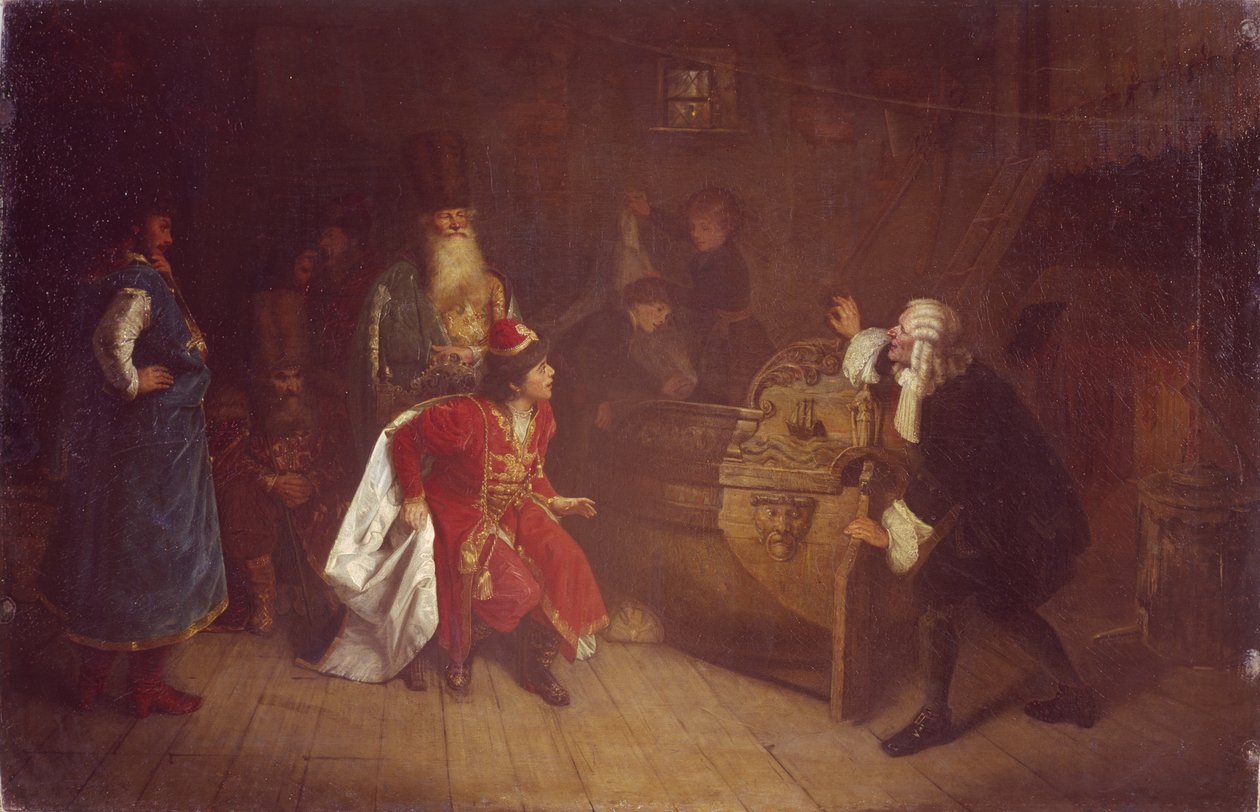 Den russiske flådes bedstefar, 1871 af Grigori Grigorievich Mjasoedov