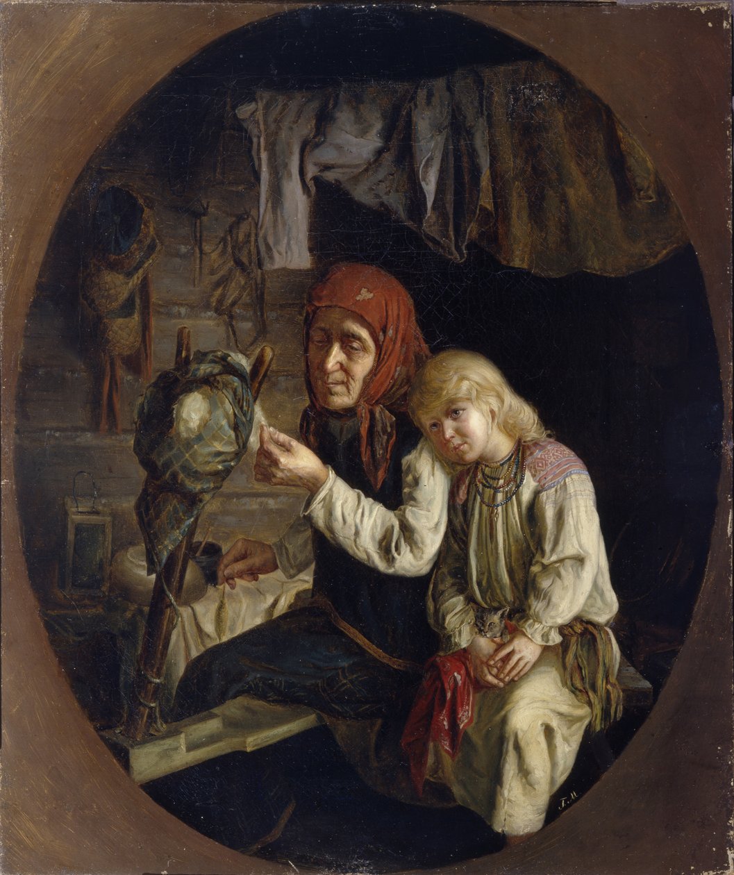 Spindelektion, 1859 af Grigori Grigoryevich Myasoedov