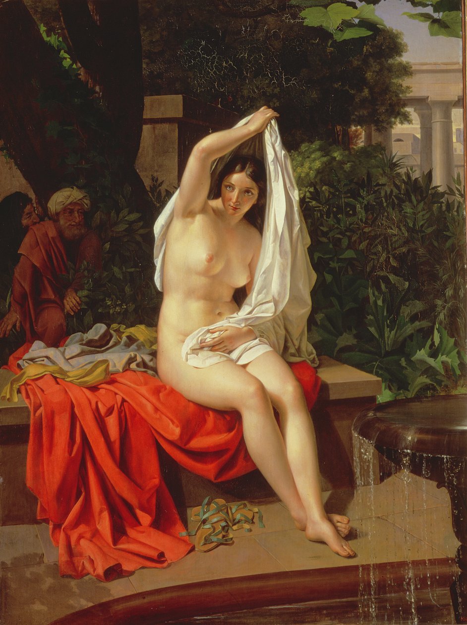 Susanna og de ældre, 1831 af Grigori Ignatevich Lapchenko