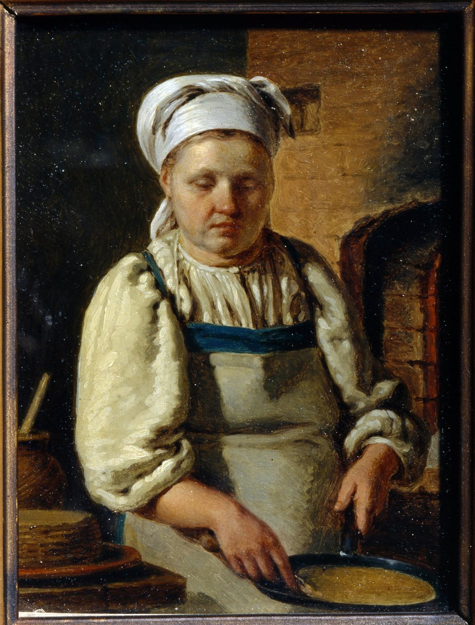 Cook - Peinture Grigori Karpovich Mikhaylov (1814-1867) - 1835 - Olie på lærred - 21x15,8 - Statens friluftsmuseum for historie og arkitektur Novgorodian Kreml, Novgorod af Grigori Karpovich Mikhaylov