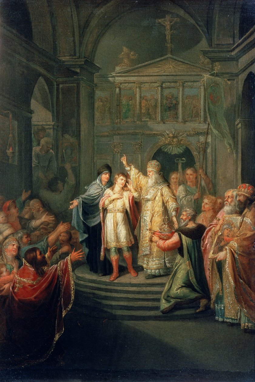 Valget af zaren Michael Romanov (1596-1676) den 14. marts 1613, 1798-1800 af Grigoriy Ivanovich Ugryumov