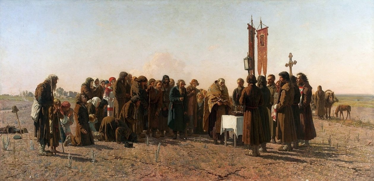 En bøn i tørketid. af Grigoriy Myasoyedov