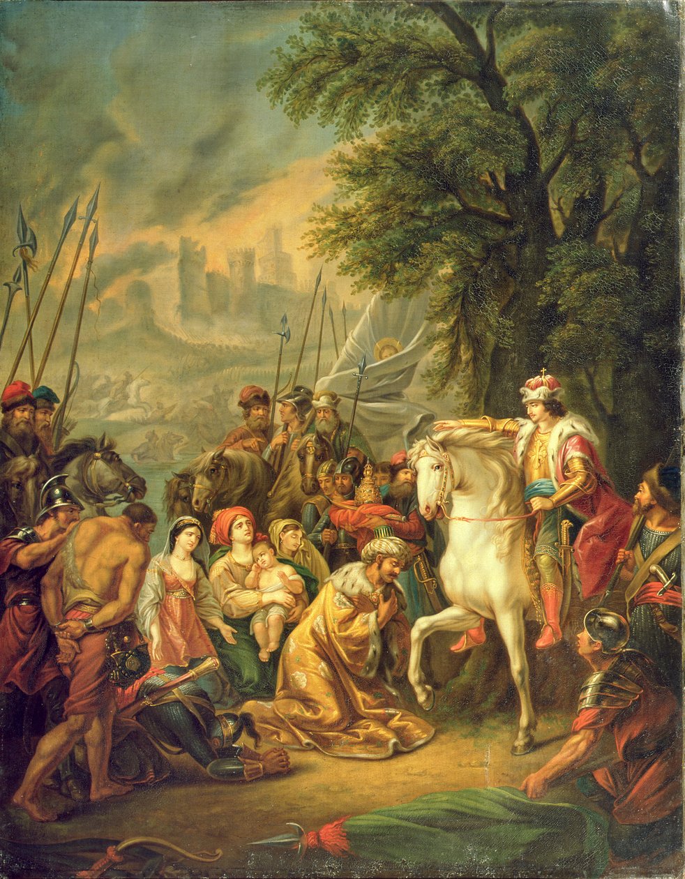 Zar Ivan IV (1530-84) Erobrede Kazan i 1552 af Grigoriy Ivanovich Ugryumov