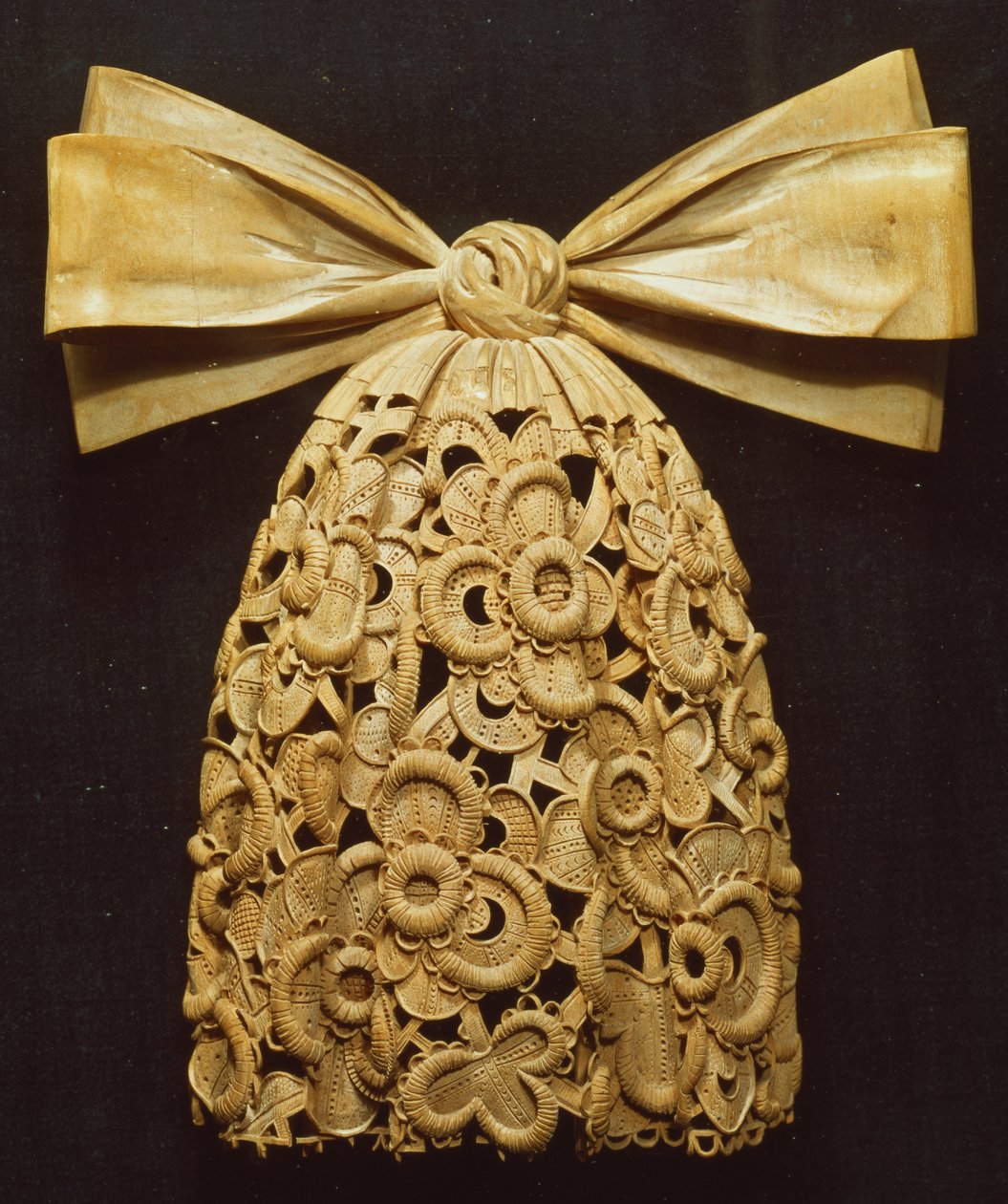 Træskæring af en elev (træ) af Grinling Gibbons