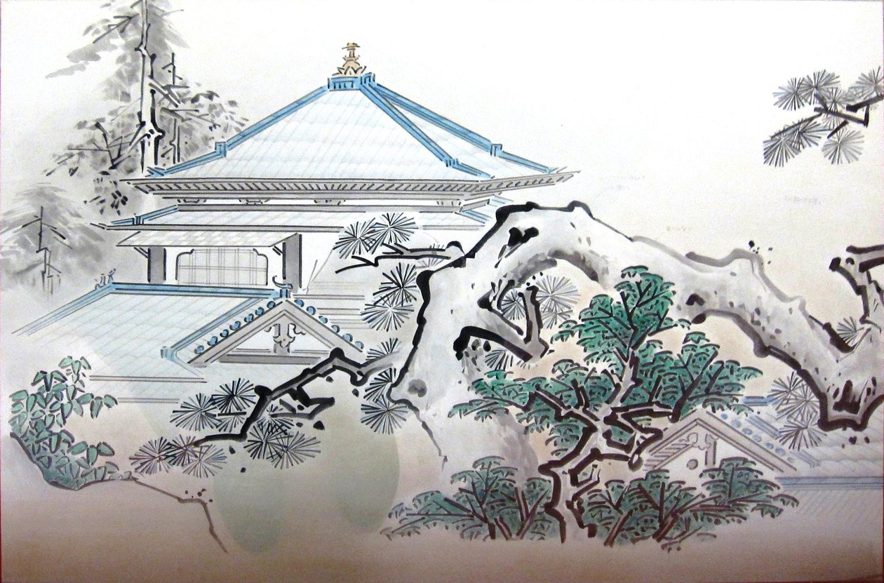 Paneler fra Jōrakuden i Honmaru -paladset af Gryffindor
