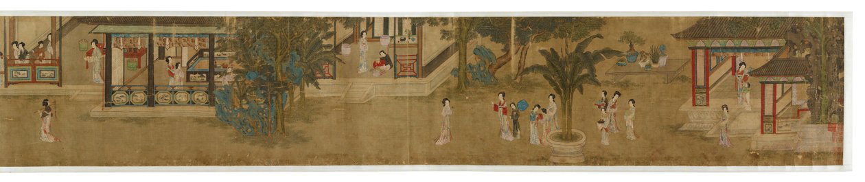Forårsmorgen i Han-paladset af Gu Jianlong