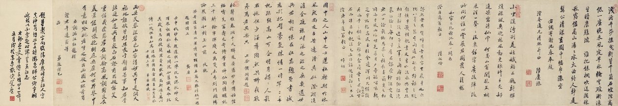 Forårssamling, 1677 af Gu Zuntao