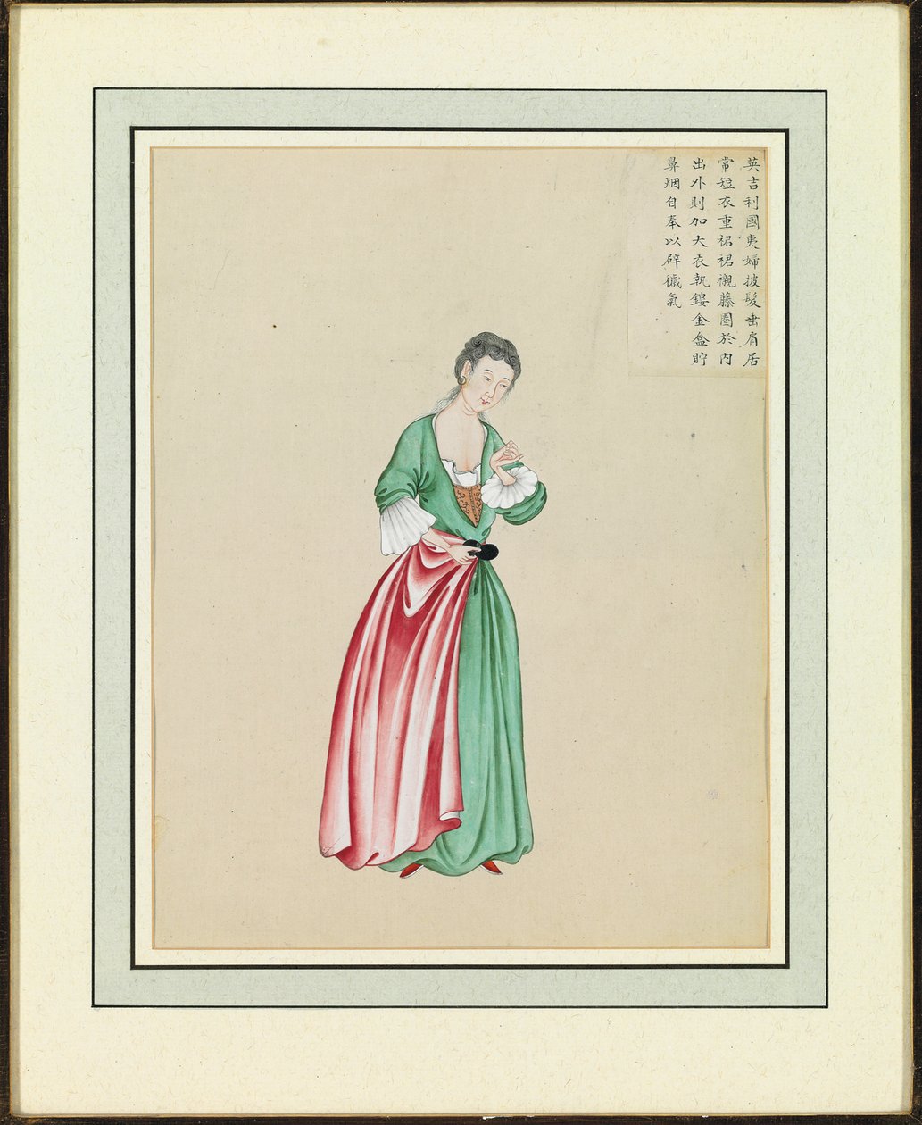 Portræt af en udlænding, c.1765 af Guanpeng Ding