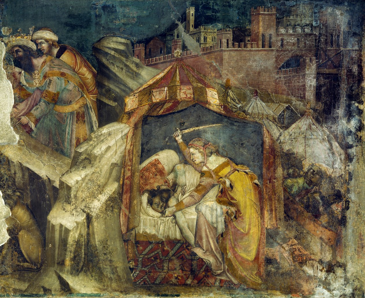 Judith dræber Holofernes af Guariento di Arpo