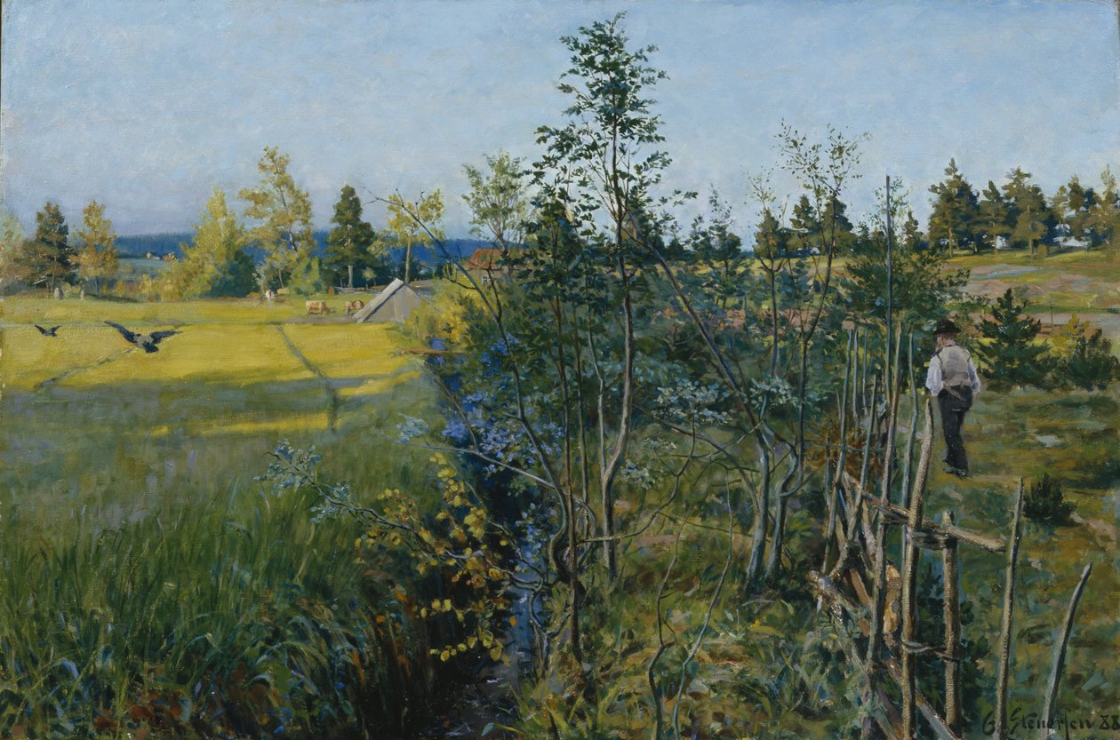 Sommerdag af Gudmund Stenersen