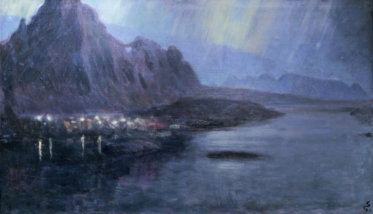 fra Svolvær af Gudmund Stenersen