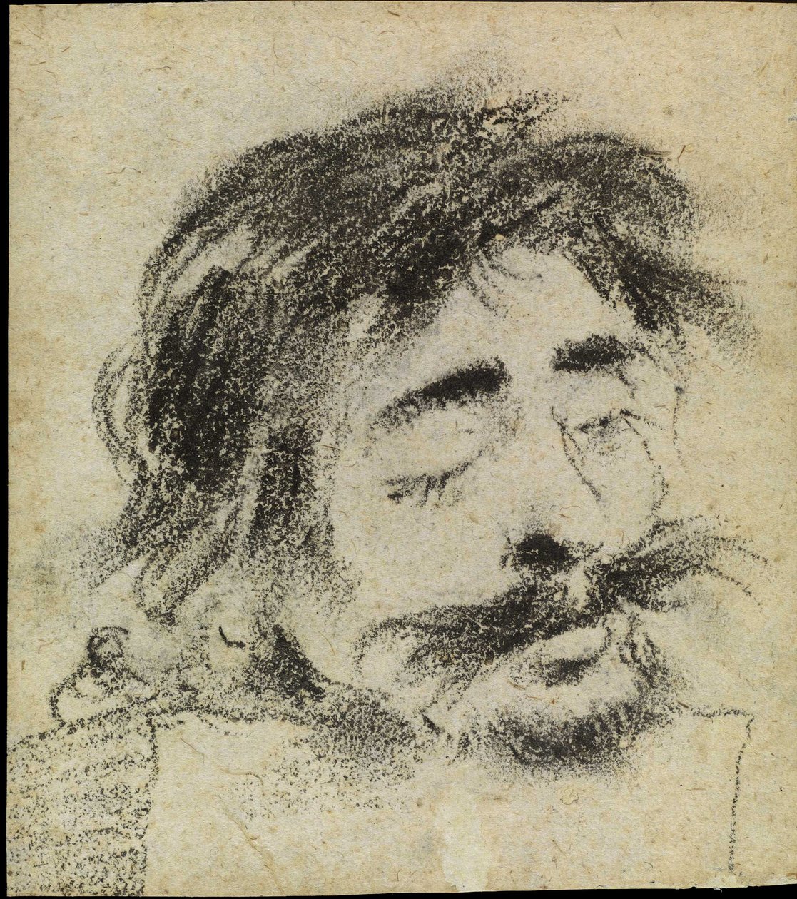 Hoved af en halshugget mand af Guercino