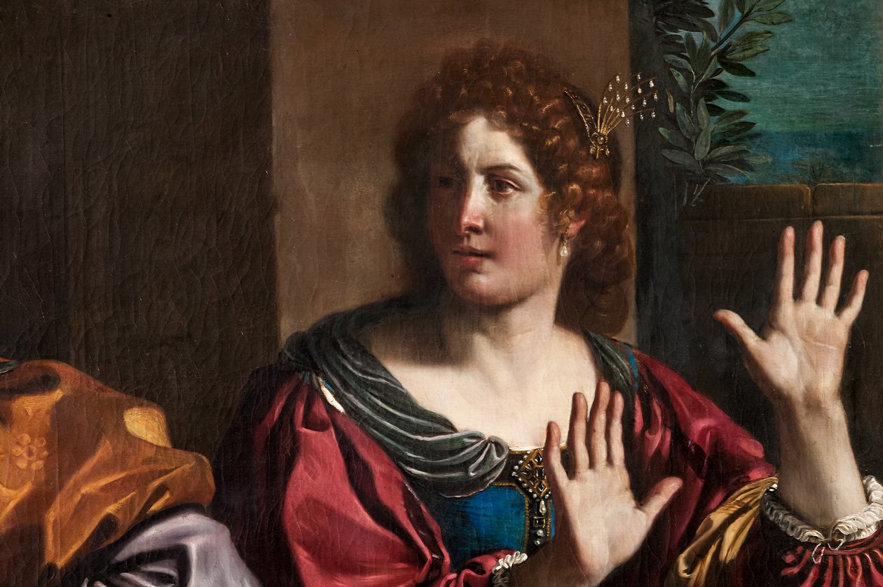 Amnon og Tamar, detalje på 2384639 af Guercino