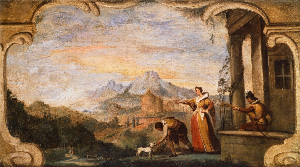 The Return of Ulysses, af Giovanni Francesco Barbieri, kendt som Guercino (1591-1666). af Guercino