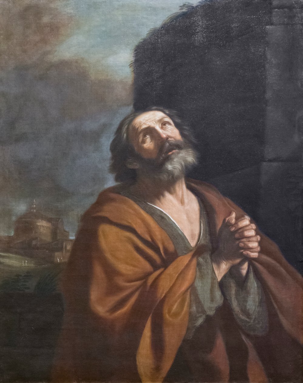 Sankt Peter græder af Guercino (1591 1666)