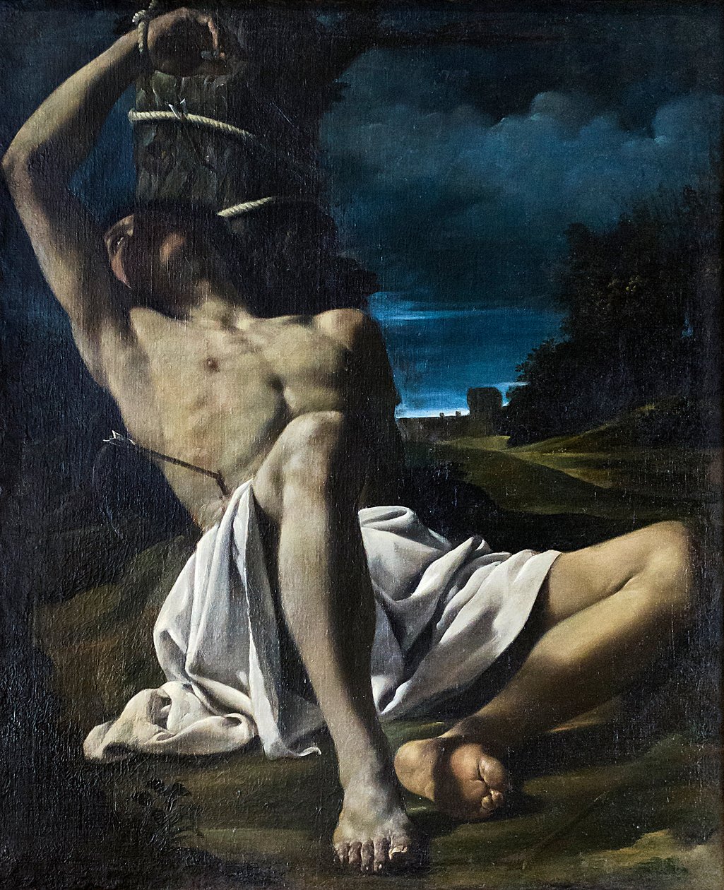 San Sebastiano, ca. 1619 (olie på lærred) af Guercino (1591 1666)
