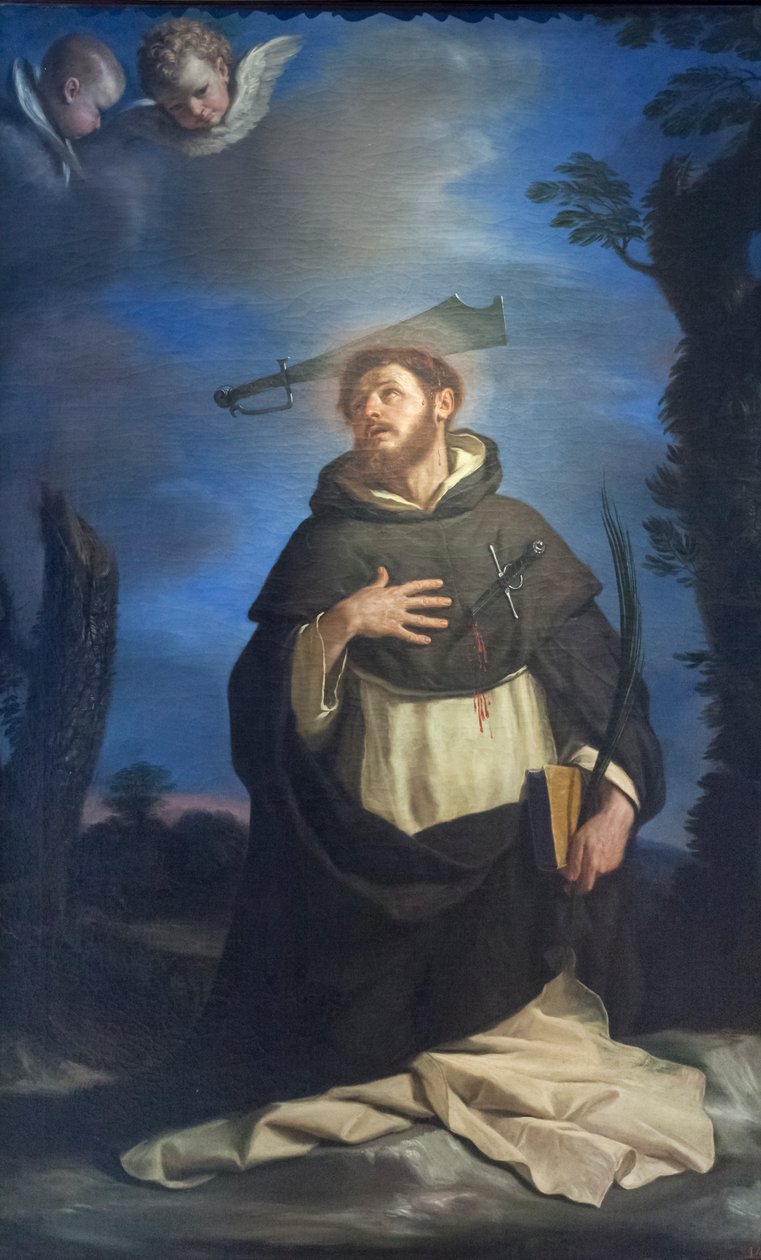 Sankt Peter af Verona af Guercino (1591 1666)
