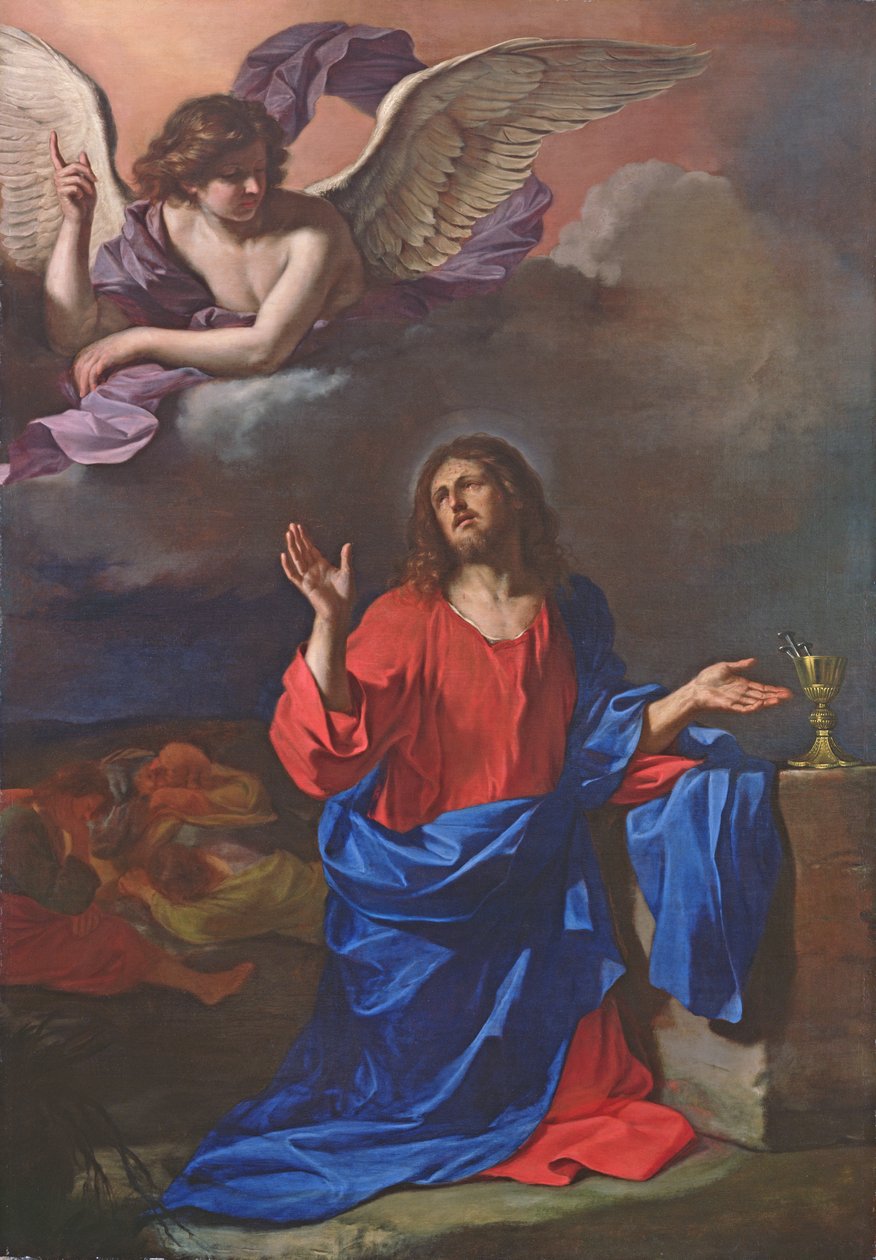 Smerten i haven (olie på lærred) af Guercino (1591 1666)