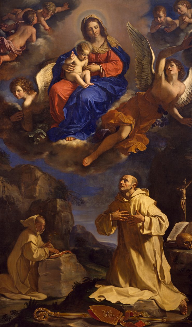 Visionen om St Bruno af Guercino