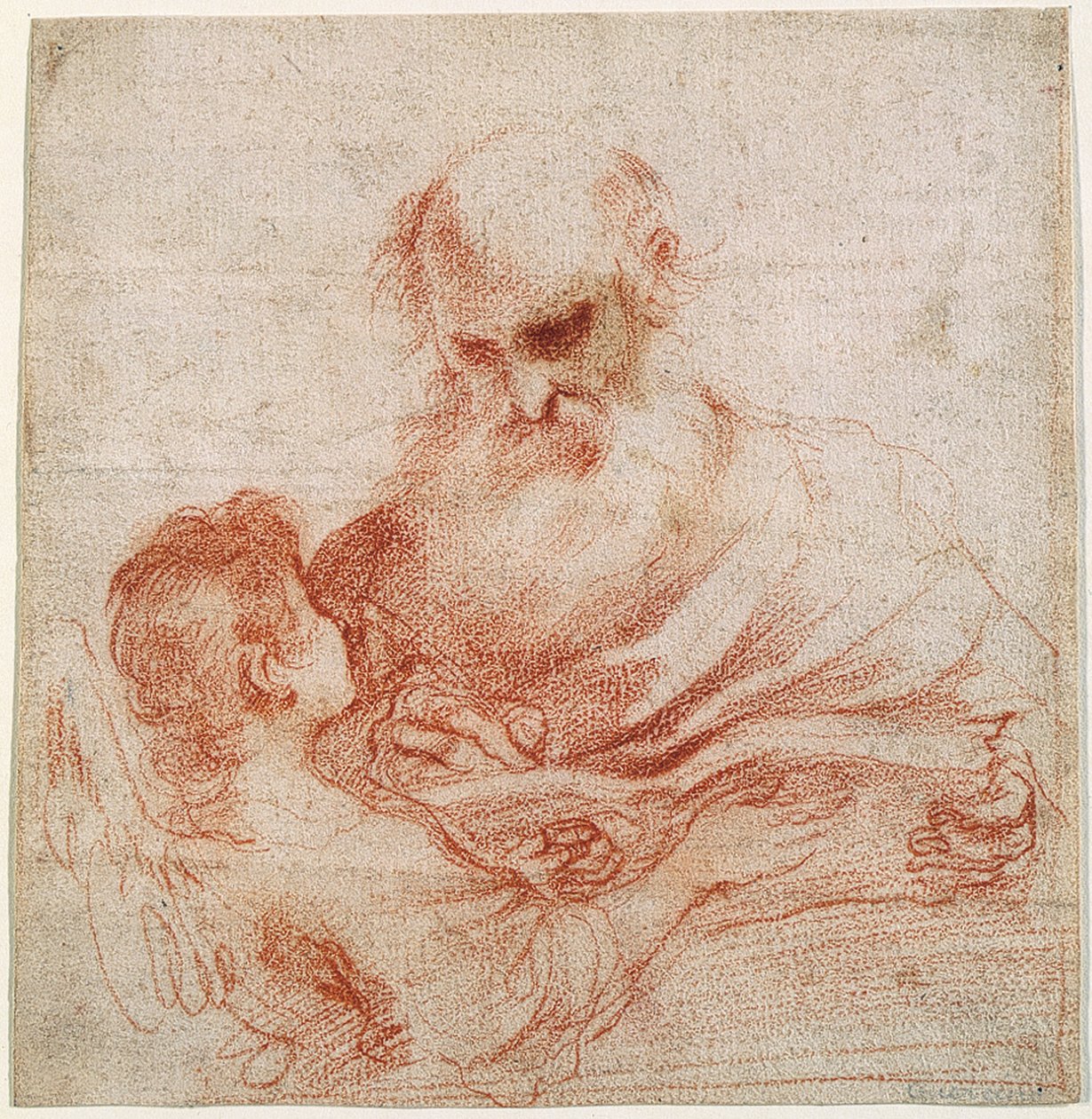 Evangelisten Matthæus med englen af Guercino