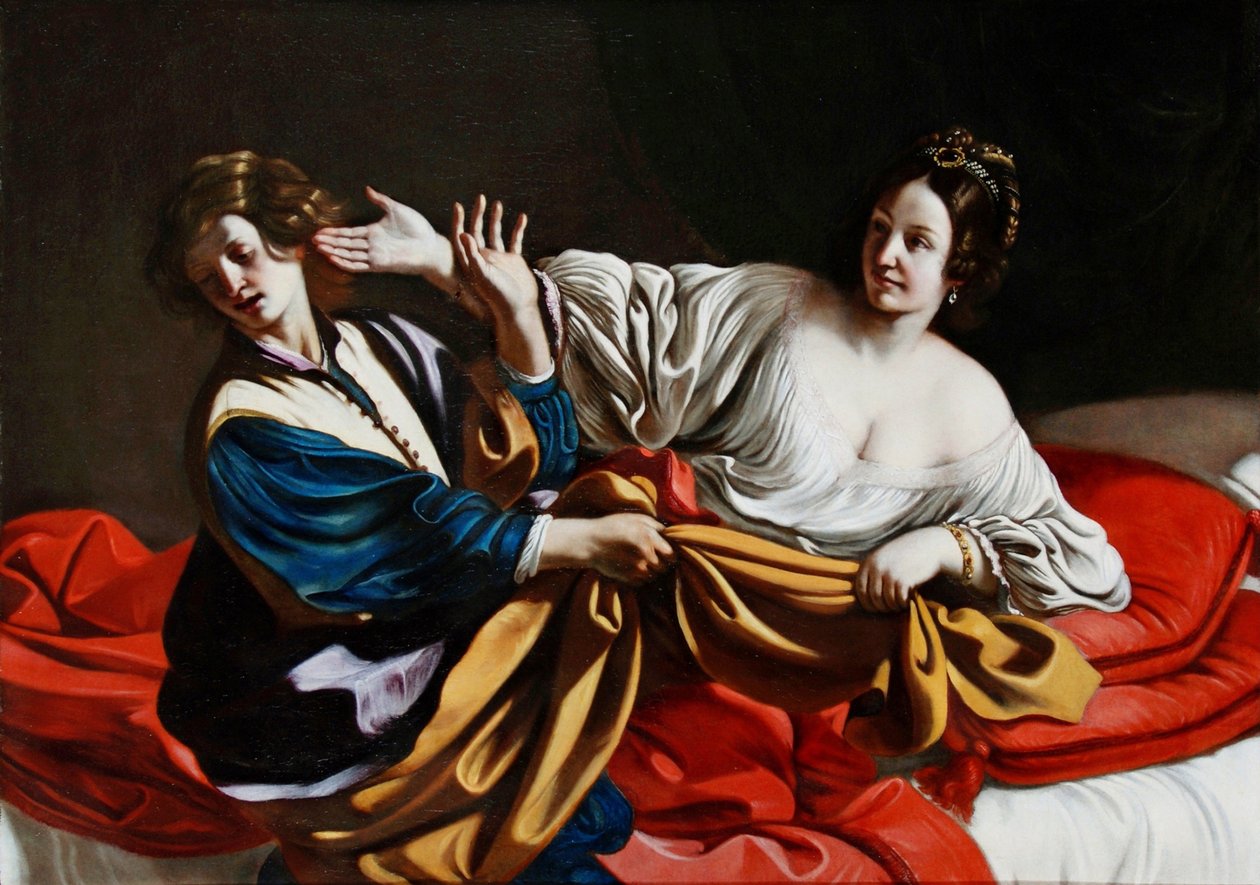 Josef og Potifars kone, 1631 af Guercino