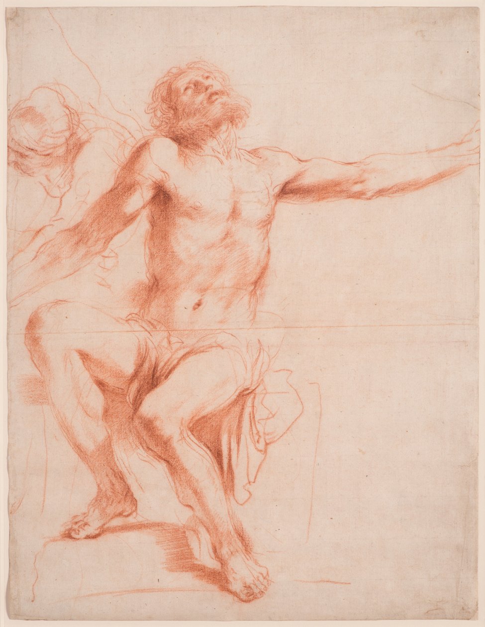 Studie für "Das Martyrium des Heiligen Bartholomäus" af Guercino